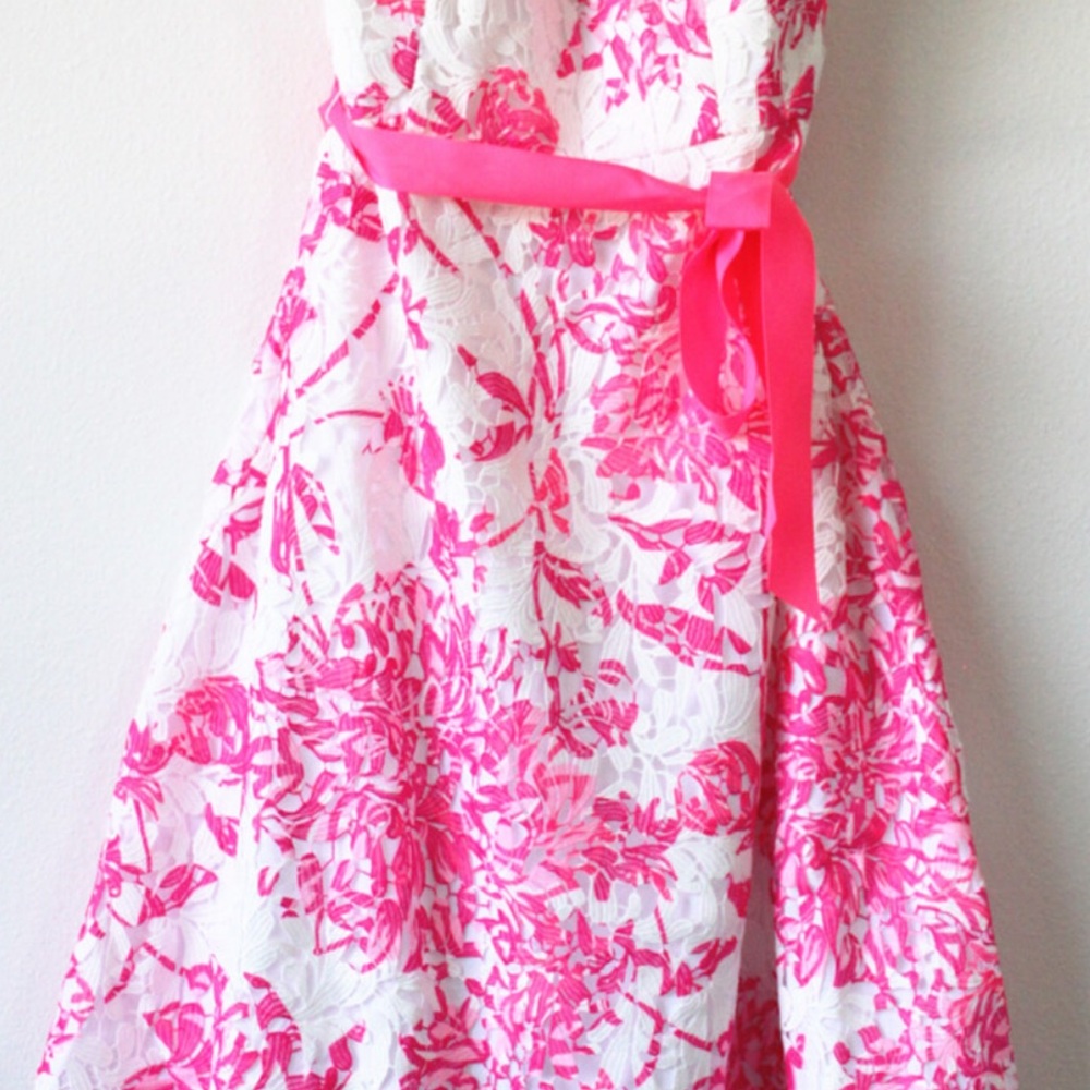 Lilly Pulitzer sienna embroidered resort dress size 0 - Picture 3 of 7